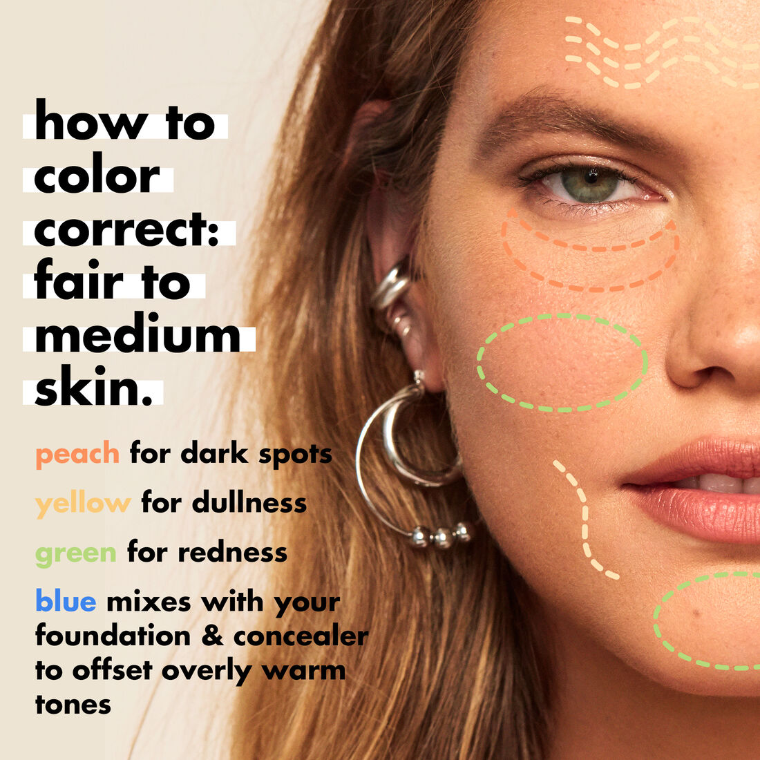 Orange shop colour corrector