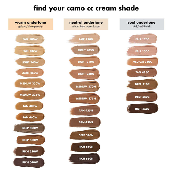 Camo CC Cream - Reduced to Clear Shades