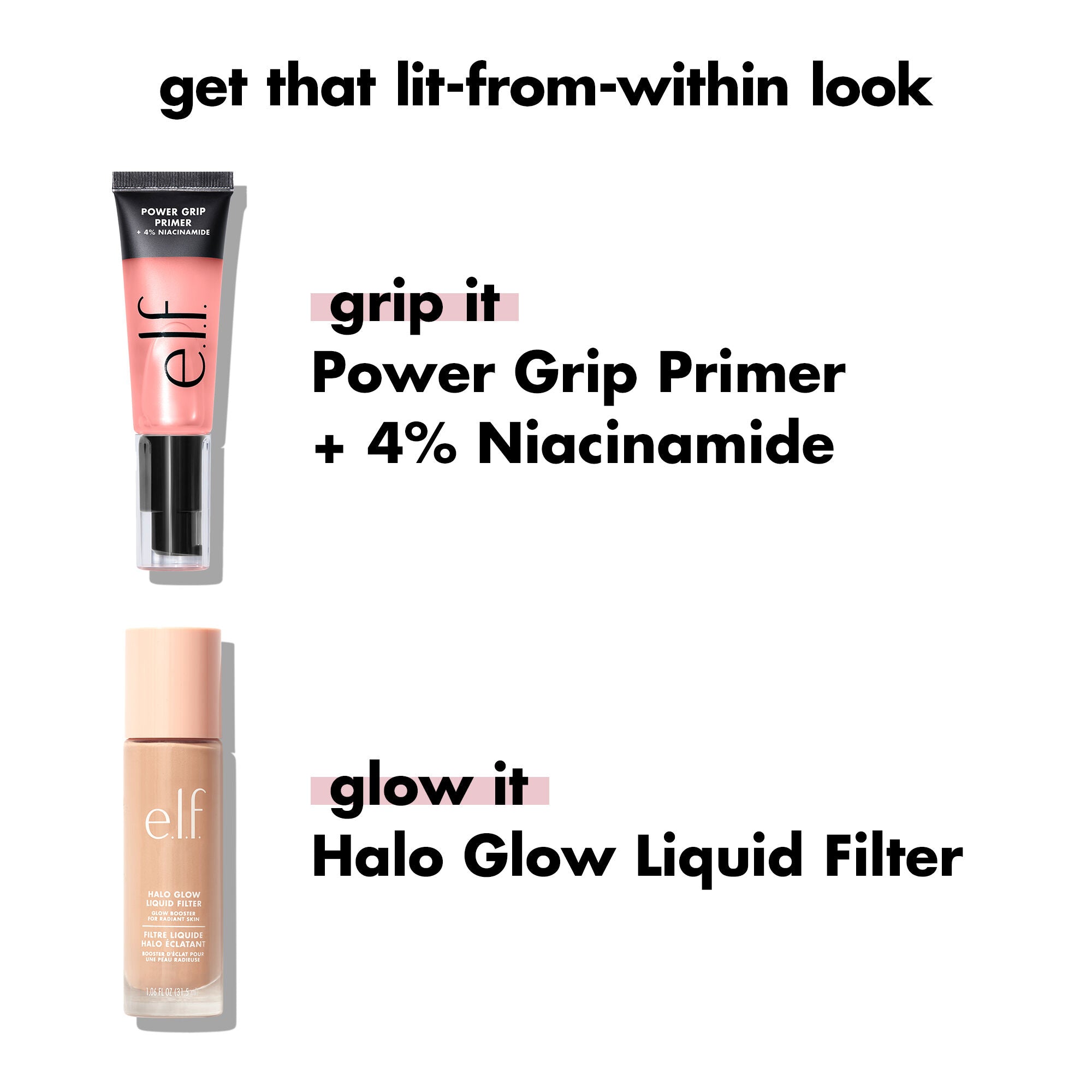 Shop e.l.f. Power Grip Primer + 4 Niacinamide e.l.f. Cosmetics Australia