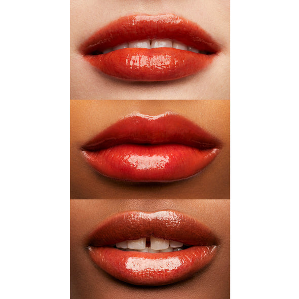 e.l.f. Glossy Lip Stain Coral Cutie Close Up Lip Swatch